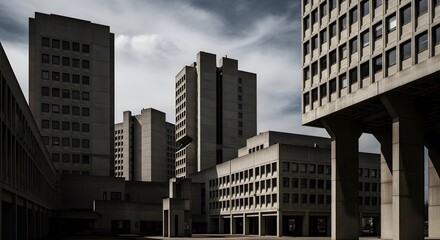 Fototapeta premium Brutalist architecture