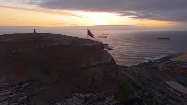 Atardecer en la Ciudad de Arica, Chile
El Morro de Arica