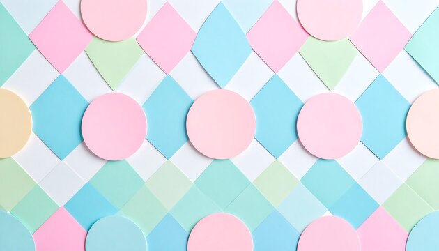 Colorful geometric hexagon pattern background.
