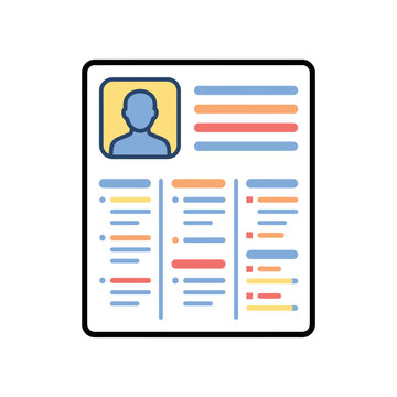 Resume profile of a person.