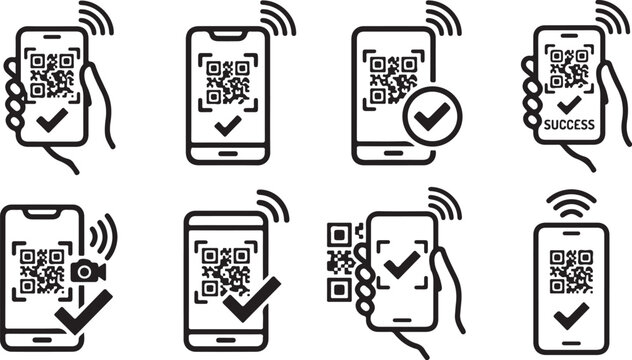 Qr code scanning success process on phones