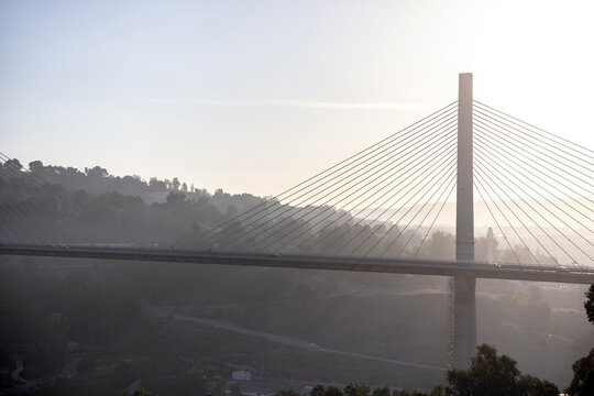 Constantine's Rhumel River Gorge with Multiple Historic Bridges