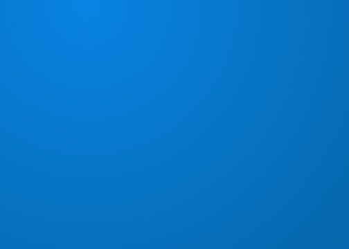 Solid Blue Background. Vibrant azure blue backdrop, smooth gradient surface, minimalist texture for digital display and graphic layout templates.
