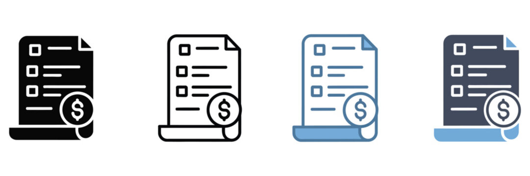 Order Summary Icon Representing Shopping Cart Details, Billing Overview, Purchase Breakdown, and Digital Receipt Summary for Online Orders, vector design