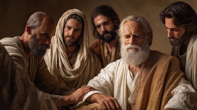 Joseph makes his brothers swear an oath concerning his bones before his death in egypt.