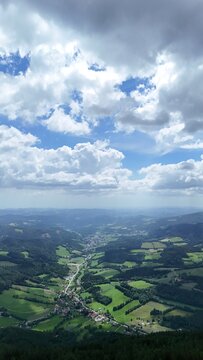 Blick ins Tal der Feistritz, Feistritz am Wechsel