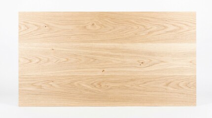 Naklejka premium Light Oak Wood Panel with Natural Grain and Knots