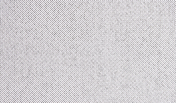 Macro Newspaper Print Paper With Black Dot Pattern