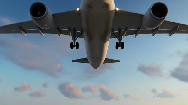 Airplane from above