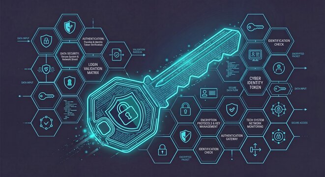 Advanced cryptographic key token data authentication network
