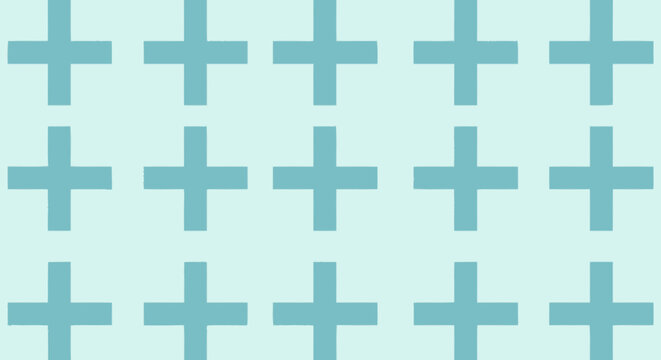 Minimalist flat graphic illustration showcasing a repeating geometric 