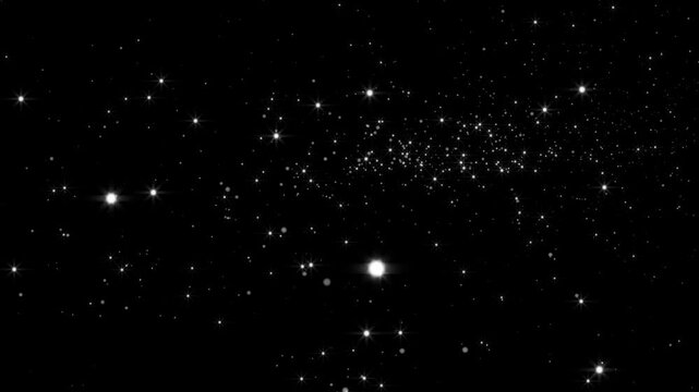 Shimmering organic dust particles hover and drift in slow motion on a black background, realistic airborne dirt and fairy-like bokeh effects forming a seamless looping cinematic 4k scene