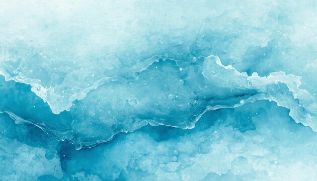 This is an image of a close up of a blue watercolor painting