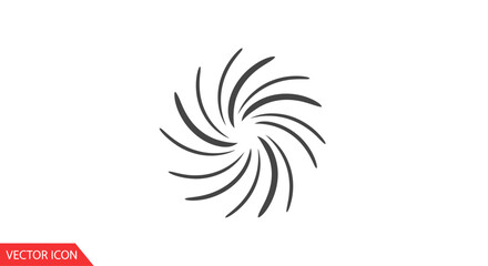 Obraz premium Swirling Vortex Abstract Graphic Element
