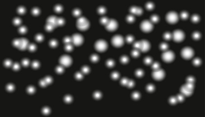 Perfect starry night sky background with black - outer space vector background © RumanaAkter