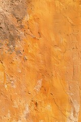 Naklejka premium Surface showing a range of orange and brown shades with texture and patterns present in natural rock formation found outdoors