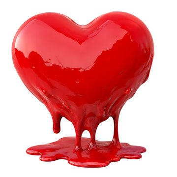 Melting Red Heart