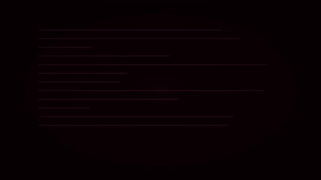 Pink Neon Blinking Thick Bar Cursor Writing Pad Animation Black Background 4K