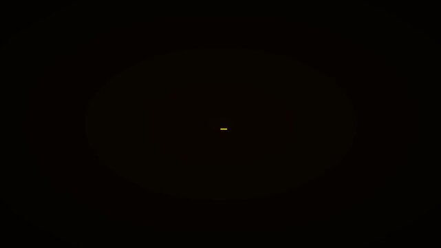 Gold Neon Blinking Underscore Cursor Blank Minimal Animation Black Background 4K