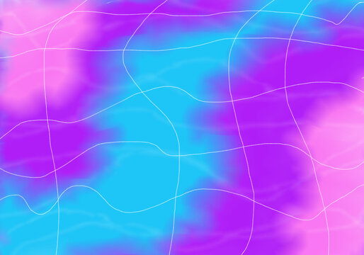 fondo azul con morado y rosa con rayas