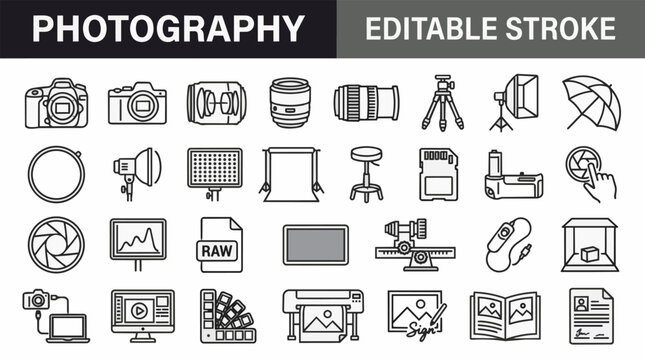 Bird watching icons featuring binoculars wildlife nature observation and ornithology gear.