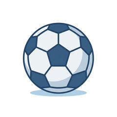 Fototapeta premium Classic Soccer Ball with Hexagonal Panels.