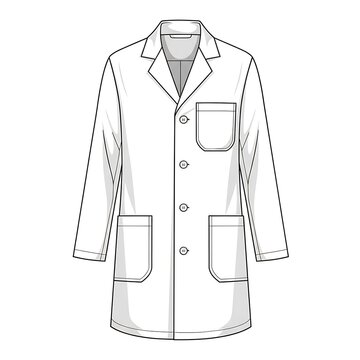 White long sleeve button down shirt front view.