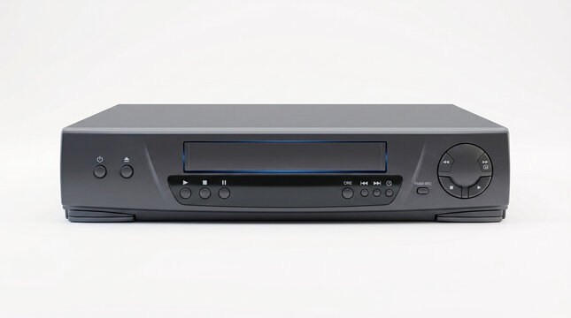 Digital video recorder isolated on white