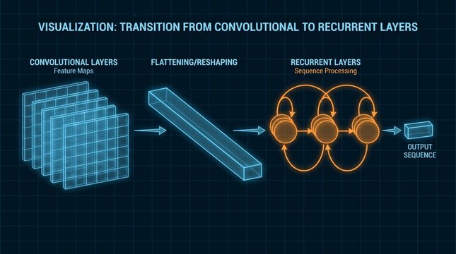Neural network layers data processing artificial intelligence concept with processing, artificial