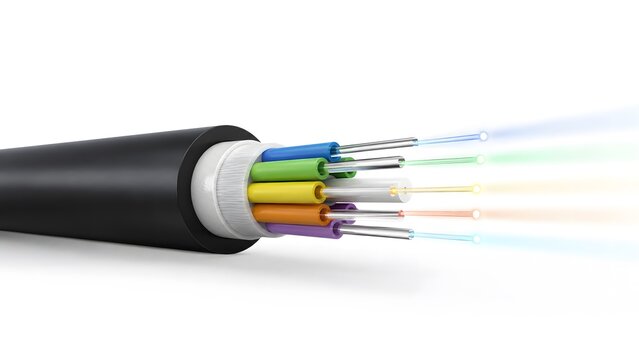 Fiber Optic Cable Cutaway