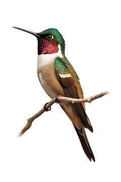 red billed hummingbird