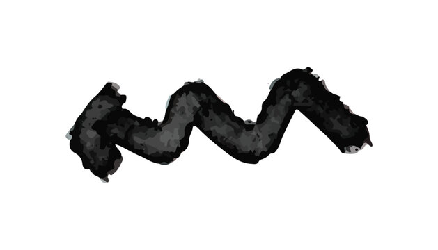 watercolor brush arow