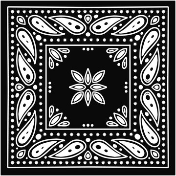 design bandana art floral animal