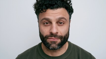 Obraz premium Emotional Labor Middle Eastern Man Resources Vulnerability