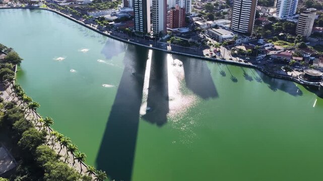 Campina Grande Skyline In Campina Grande In Paraiba Brazil. Nature Park Scenery. Highrise Buildings. Campina Grande Skyline In Paraiba Brazil. Downtown District. Beautiful Cityscape. 
