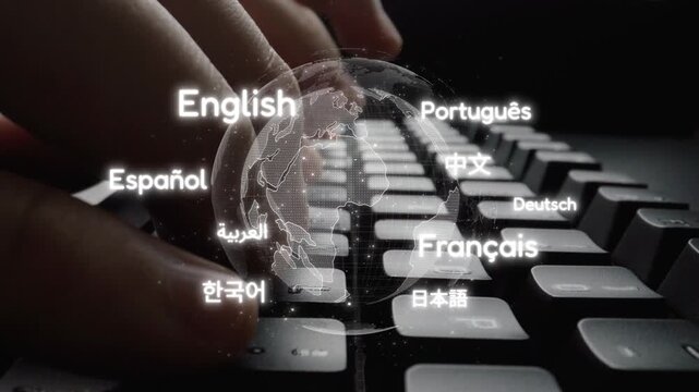 Global communication with multiple languages, digital translation tools, multilingual technology, cross-cultural communication, and virtual language learning environments. Muxer