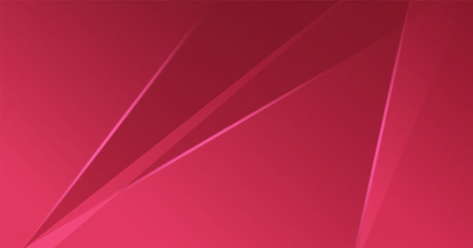 Abstract pink geometric vector background with sharp elegant polygonal shapes and gradient lines