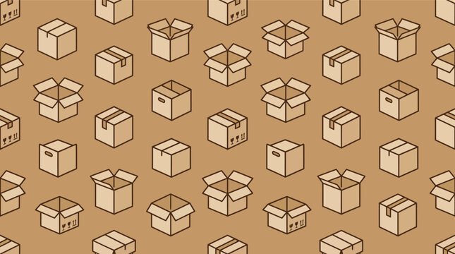 seamless pattern with geometric shapes and squares