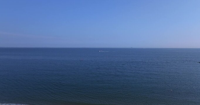 Aerial View of Wonsando Wonsan Beach on Korea&rsquo;s West Coast