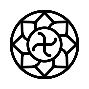 chakra line icon