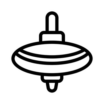 dreidel line icon
