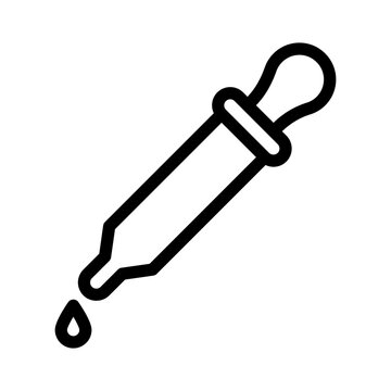 eyedropper line icon
