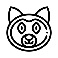 lemur line icon © notivestudios