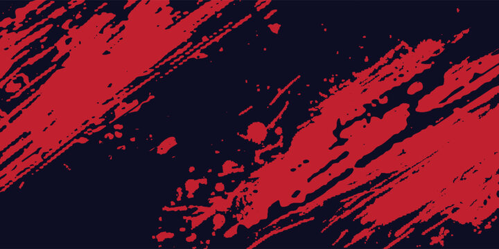 Vector red layout with flat lines on backround blue. Decorative shining grunge background illustration