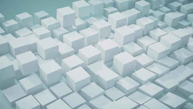Systematic Cubic Grid Surface Perspective

