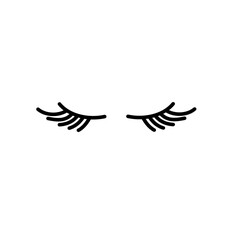 Obraz premium Eyelashes