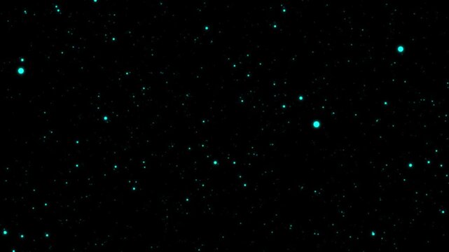 Abstract ball background with animated scatter for alpha channel or overlay layer.  Glowing cc ball action background. Simple color ball background. 4k. 