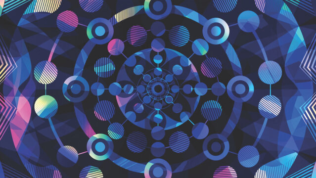 Seamless mandala background showcasing next generation AI infrastructure
