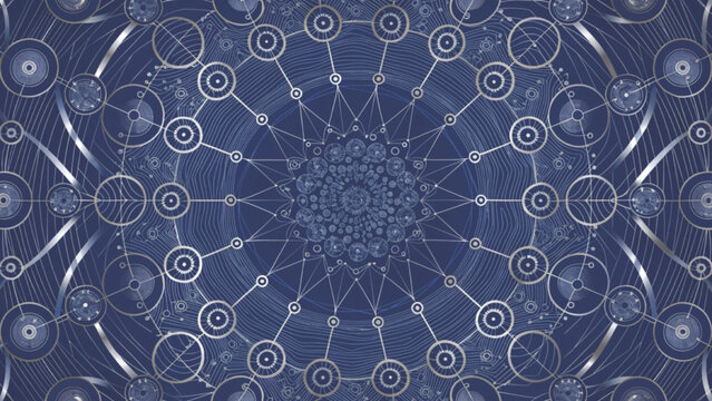 Seamless mandala background showcasing next generation AI infrastructure
