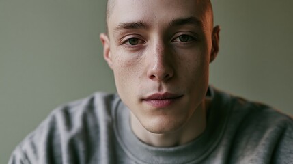 Naklejka premium Emotional Labor Man Corporate Patience